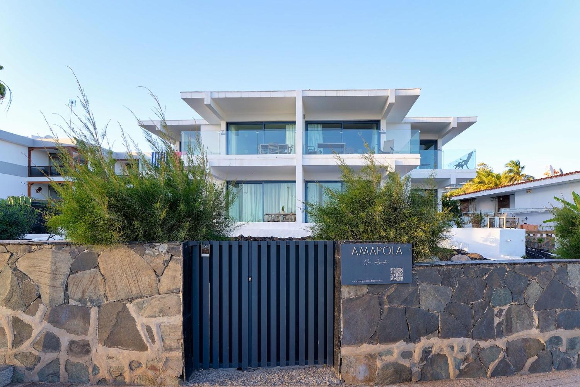 Amapola Blue Sea - Recien Reformado, Frente Al Mar Apartment ซาน อากุสติน ภายนอก รูปภาพ